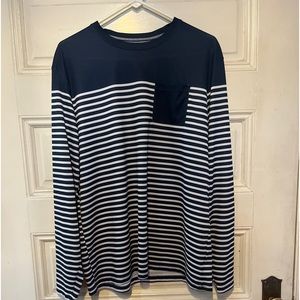 Southern Tide Men's Long Sleeve Shirt Navy Size Large